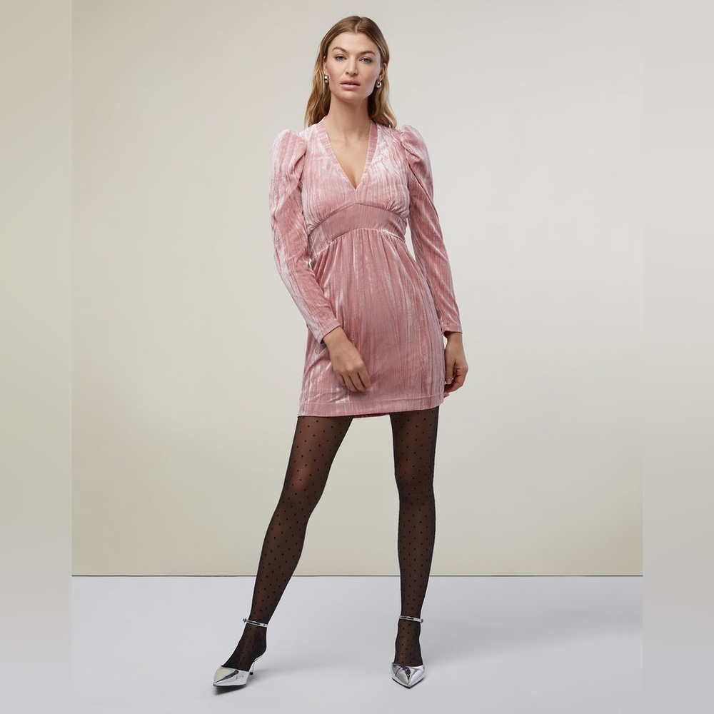 NWT Revolve Rachel Parcel Velvet Mini Dress
